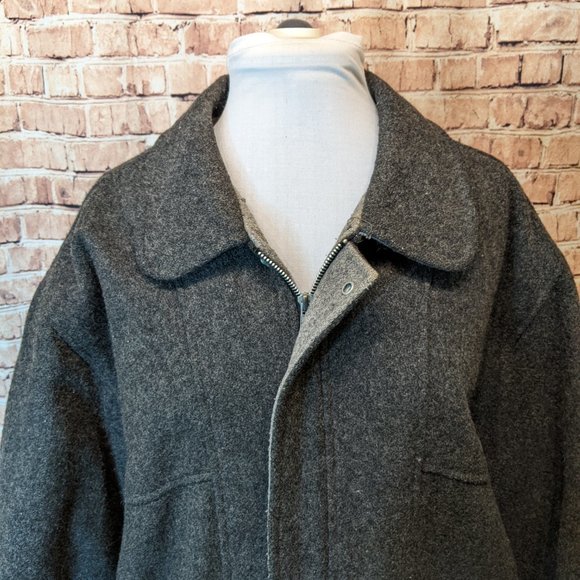 John Weitz by Alberdeen Wool Bomber Jacket Size 42 - Picture 4 of 15